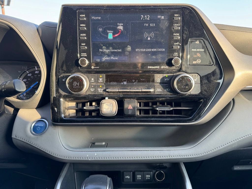 2021 Toyota Highlander Hybrid XLE AWD
