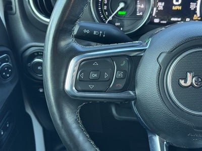 2023 Jeep Wrangler Sahara 4xe w/ Sky Power Roof + Heated Steering Wheel