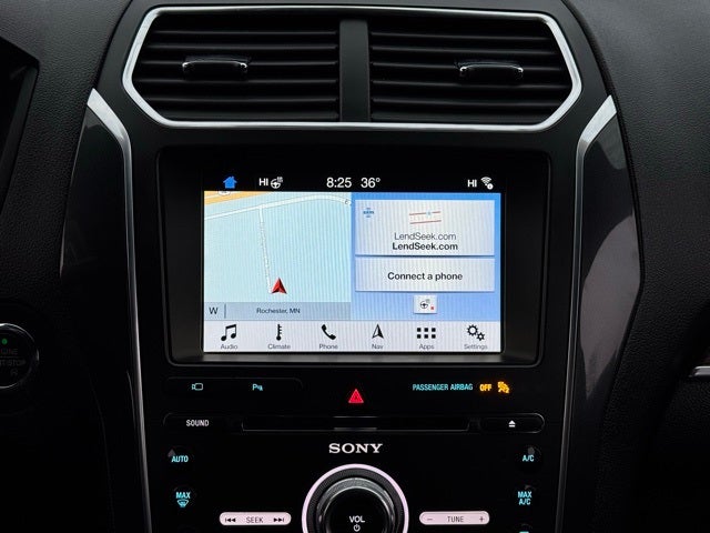 2018 Ford Explorer Limited w/ Heated Steering Wheel + Front 180 Camera