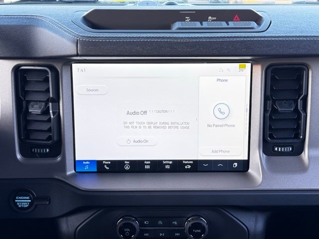 2025 Ford Bronco Outer Banks w/360 Camera + Hard Top