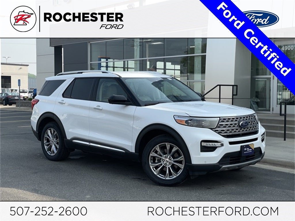 2022 Ford Explorer Limited w/ 360 Camera + 2nd Row Bench