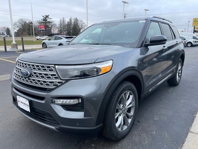 2023 Ford Explorer Limited w/Twin Panel Moonroof + 10.1" Touchscreen