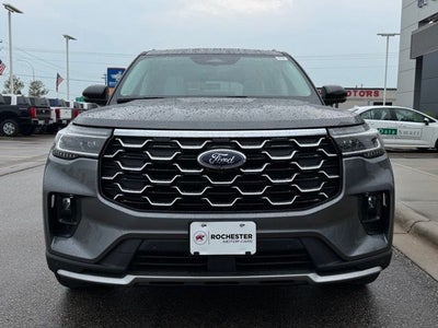 2026 Ford Explorer Platinum w/Fixed Glass Roof + 21" Wheels