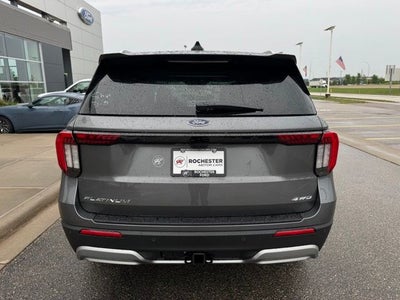2026 Ford Explorer Platinum w/Fixed Glass Roof + 21" Wheels