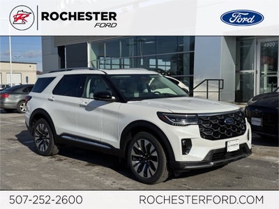 2026 Ford Explorer Platinum w/Glass Roof + Massaging Seats