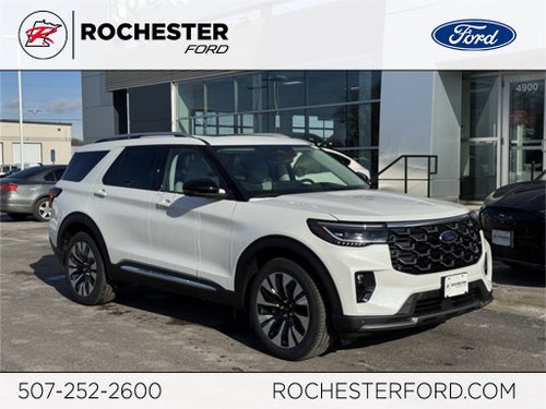 2026 Ford Explorer Platinum w/Glass Roof + Massaging Seats