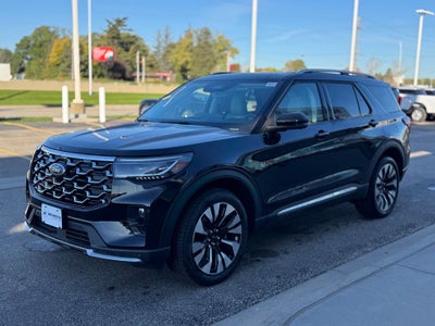 2026 Ford Explorer Platinum w/Glass Roof + Lux Leather Pkg