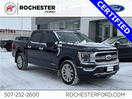 2022 Ford F-150 Limited w/ Twin Panel Moonroof + 360 Camera