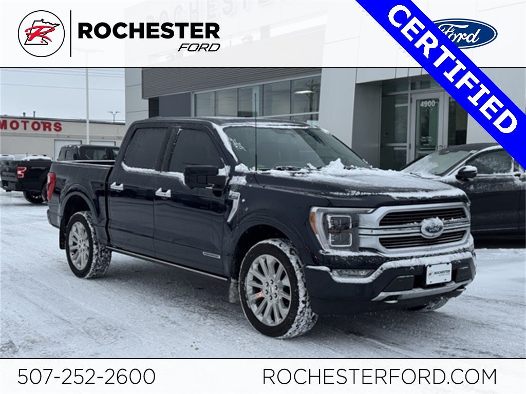 2022 Ford F-150 Limited w/ Twin Panel Moonroof + 360 Camera