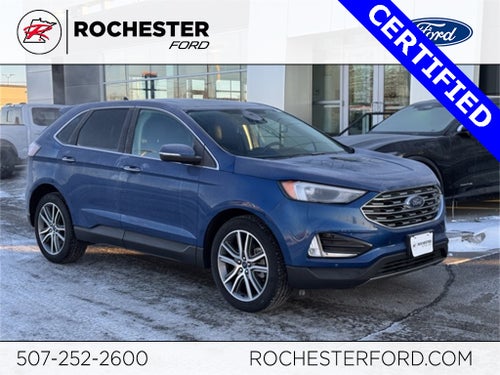 2022 Ford Edge Titanium w/ Panoramic Moonroof + Trailer Tow Package