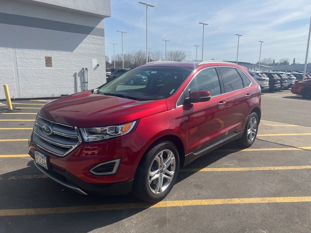 Used 2015 Ford Edge Titanium with VIN 2FMTK4K93FBB56689 for sale in Rochester, Minnesota