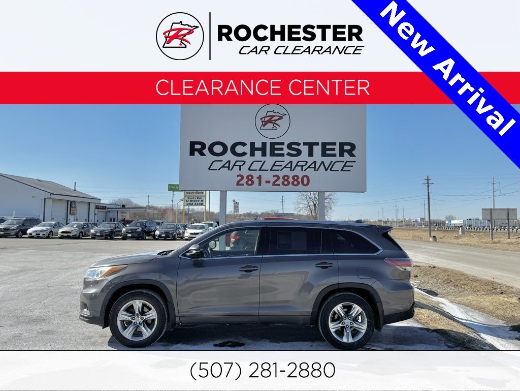2015 Toyota Highlander Limited PRIOR SALVAGE TITLE