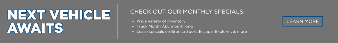 Monthly Specials