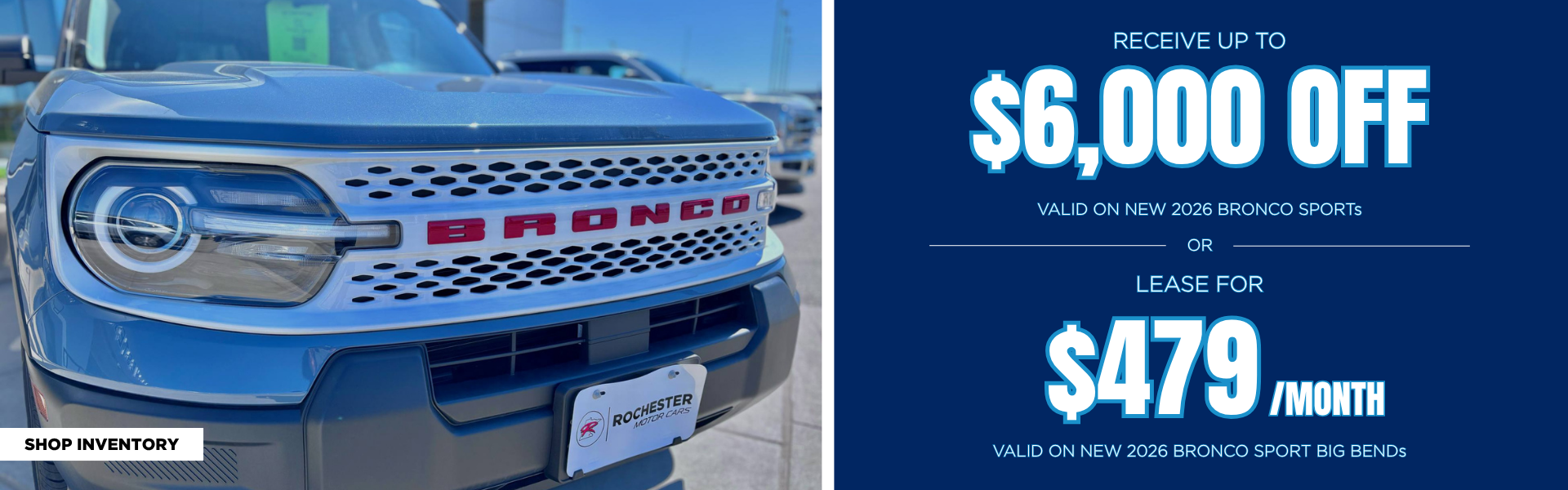 Rochester Ford Bronco Sport Special